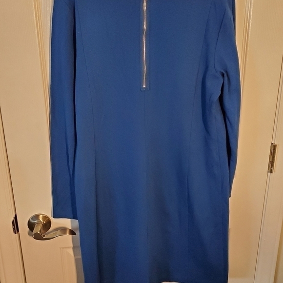 𝅺j. Crew Factory Blue Dress - Picture 10 of 12